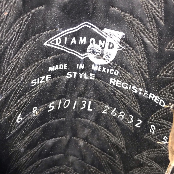 Bay Apache Florica Diamond J for Justin Western Boots - Picture 10 of 11